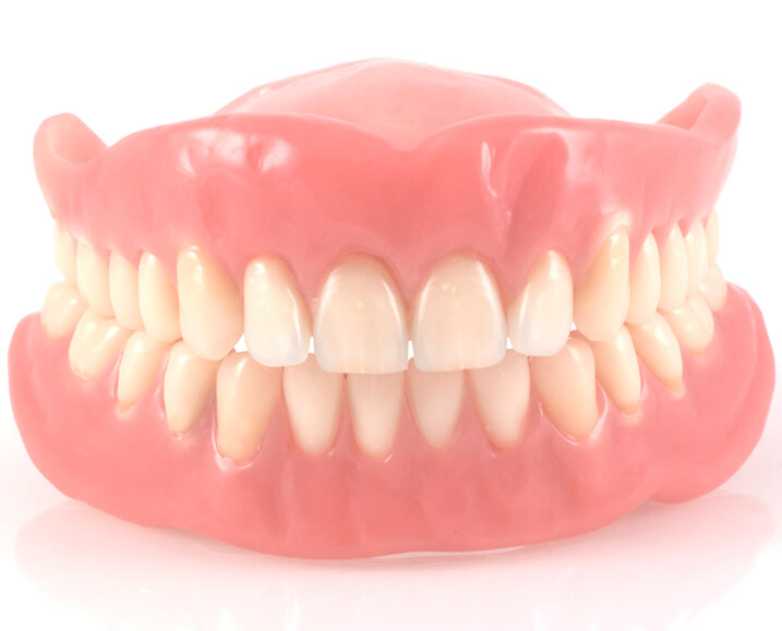 a set of dentures